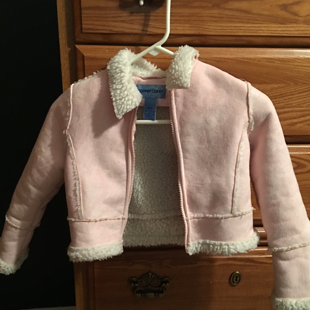 Copper key girls 6/6x Sherpa lines jacket
